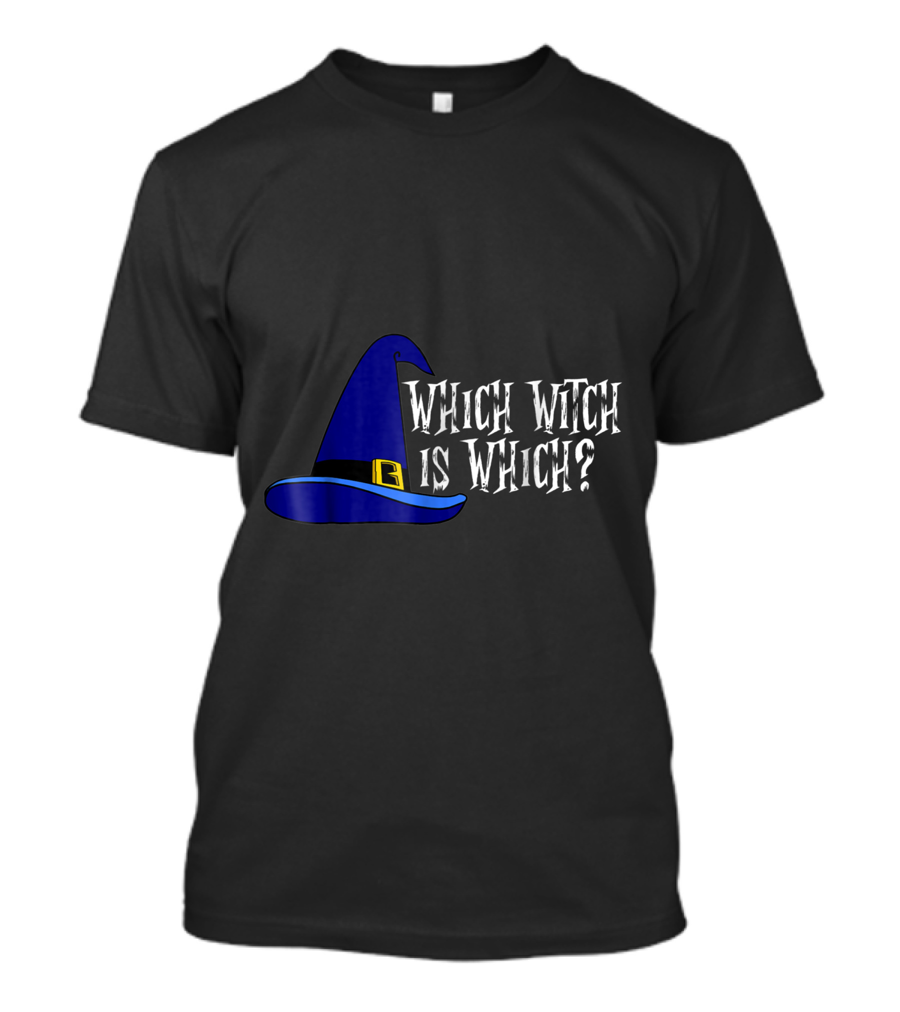 Which Witch Is Which Funny Halloween Witch Hat Teacher T-Shirt