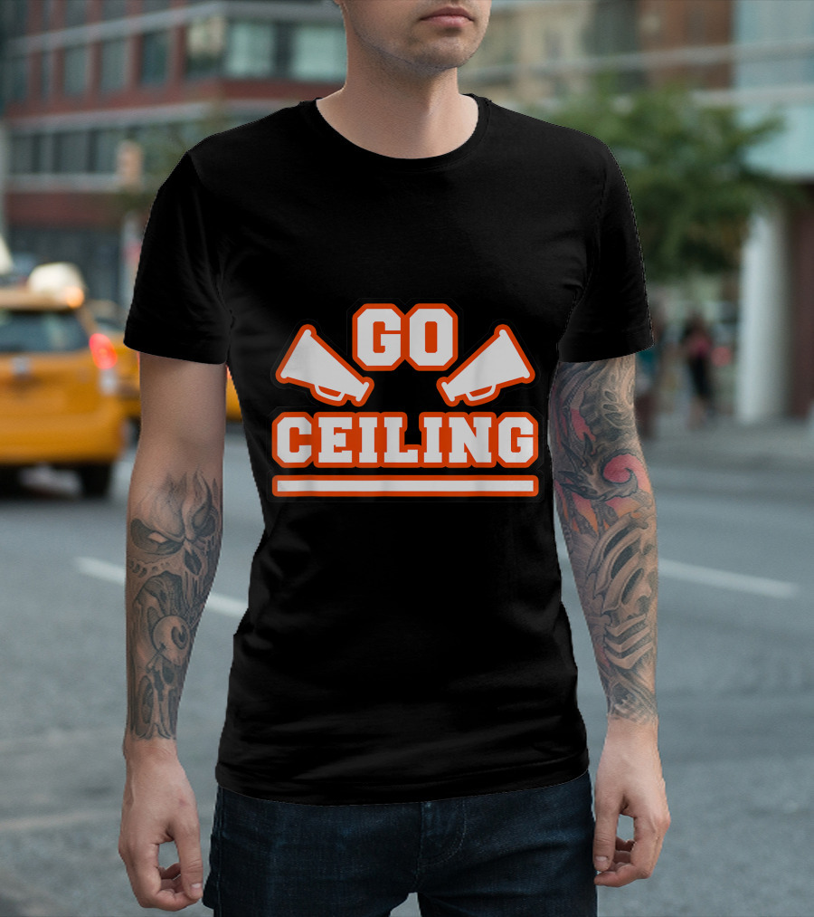 Clever Pun Halloween Costume Ceiling Fan Go Ceiling Megaphones T-Shirt
