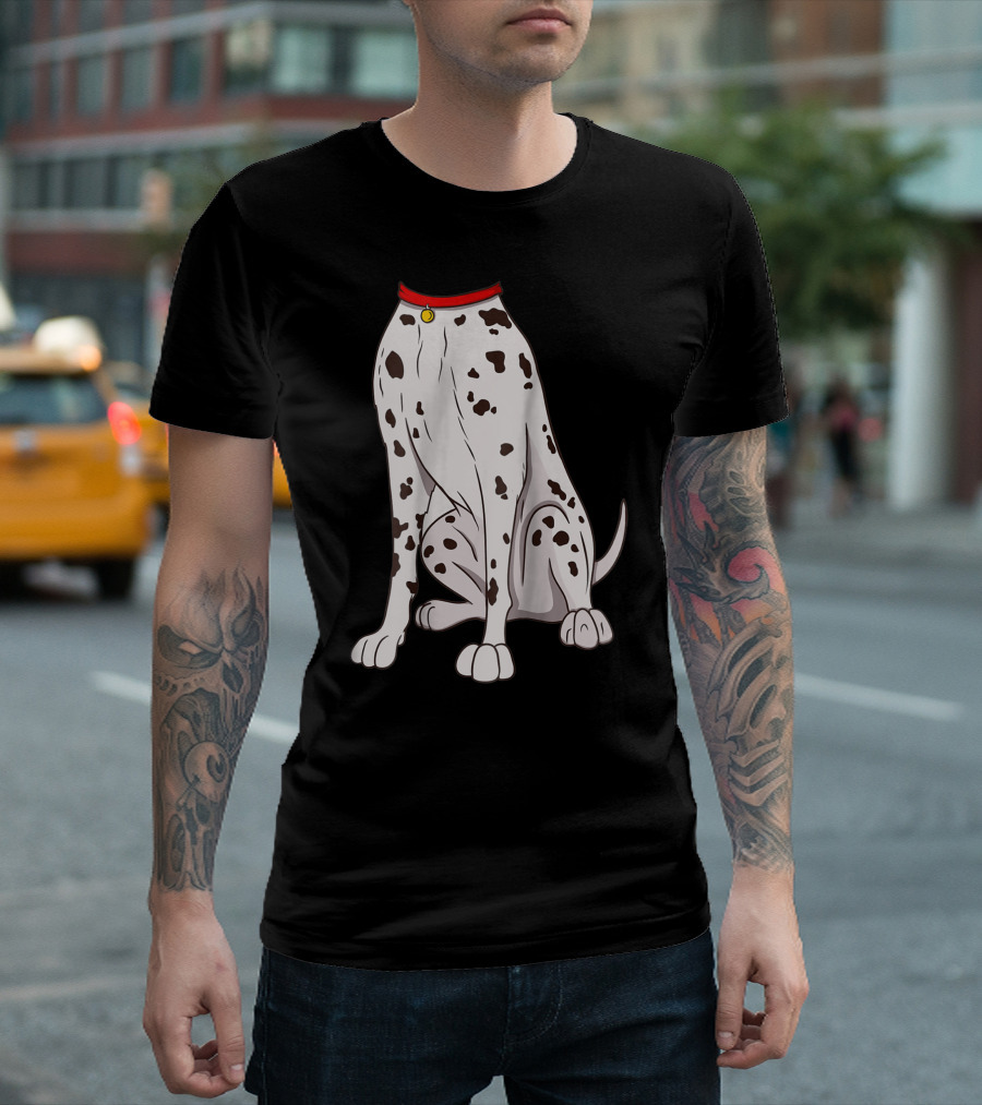 Dalmatian Dog Costume Halloween Animal Cosplay T-Shirt