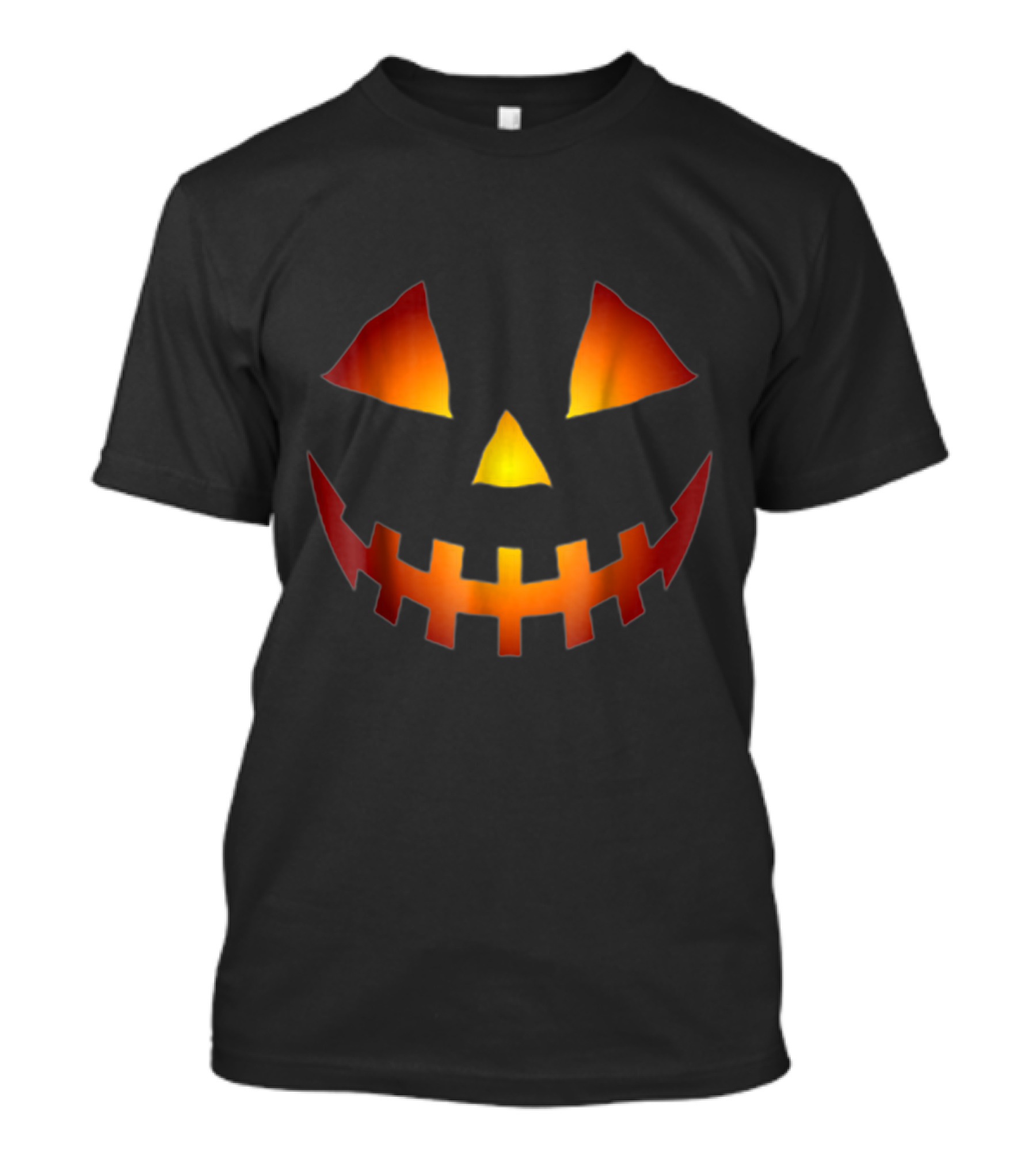 Scary Jack O Lantern Pumpkin Face Halloween T-Shirt