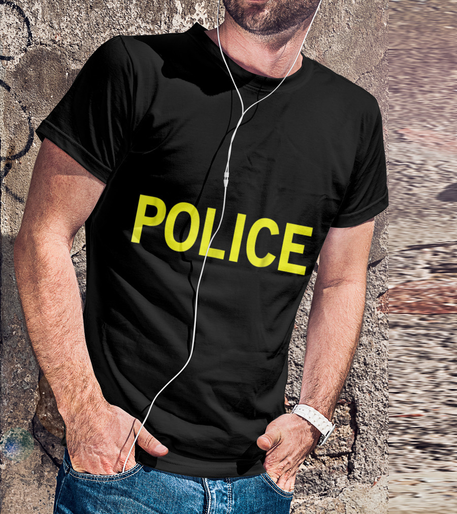 Police Halloween Costume For Cops And Sheriffs T-Shirt