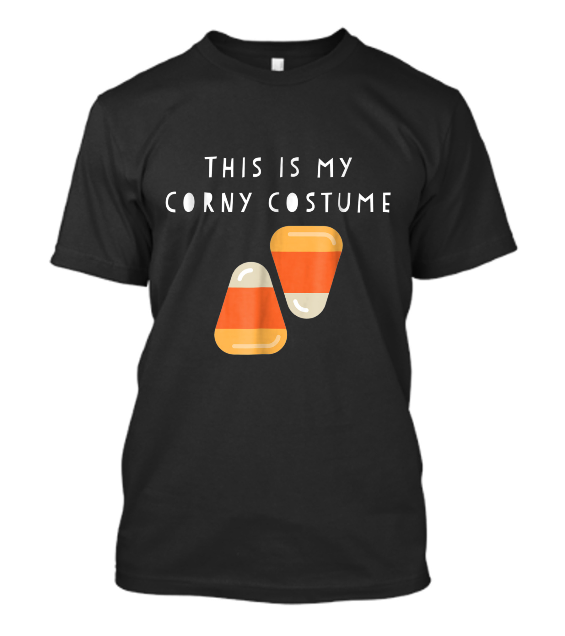 This Is My Corny Costume Funny Candy Corn Halloween Joke T-Shirt