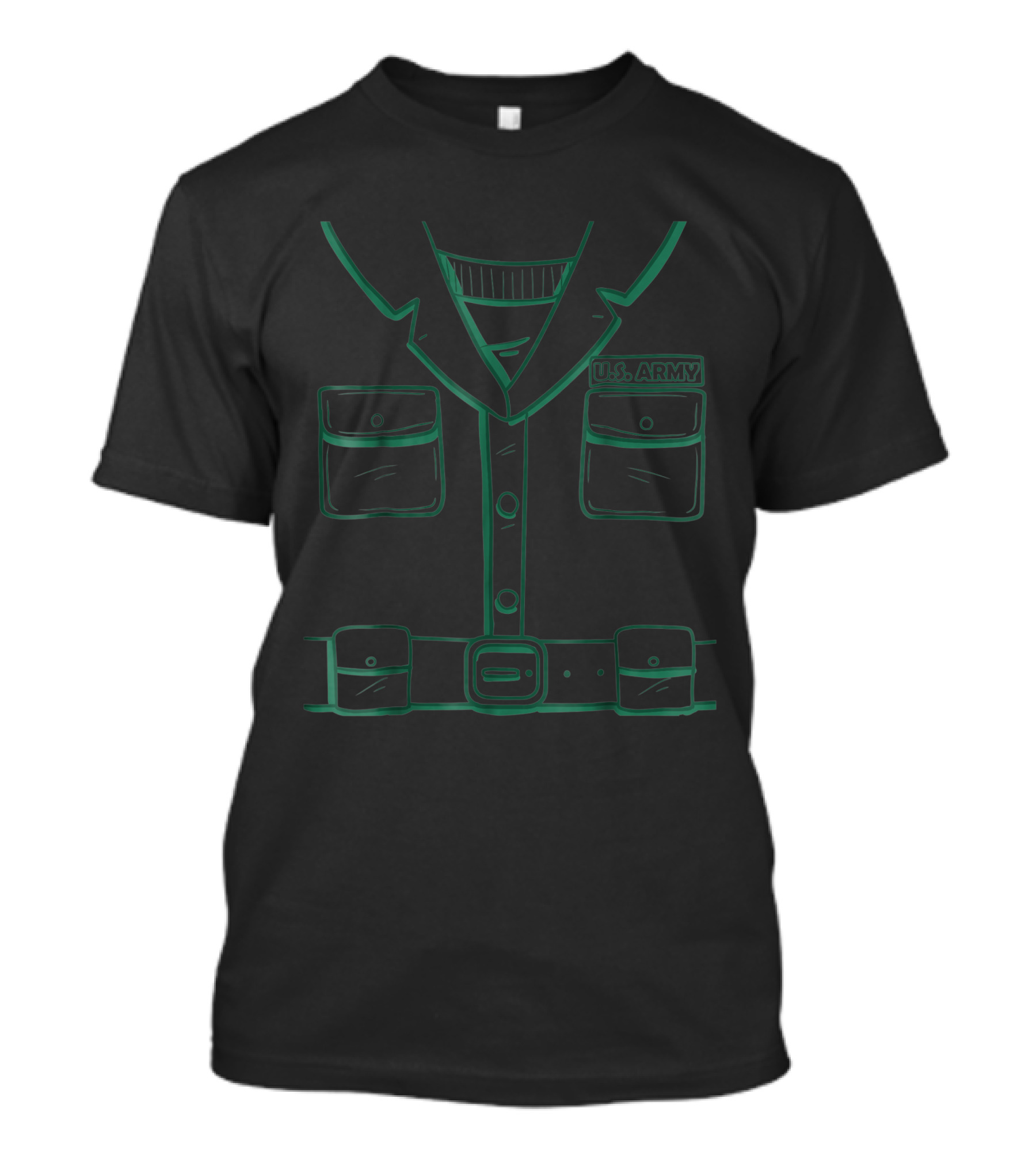U.S. Army Green Plastic Army Man T-Shirt