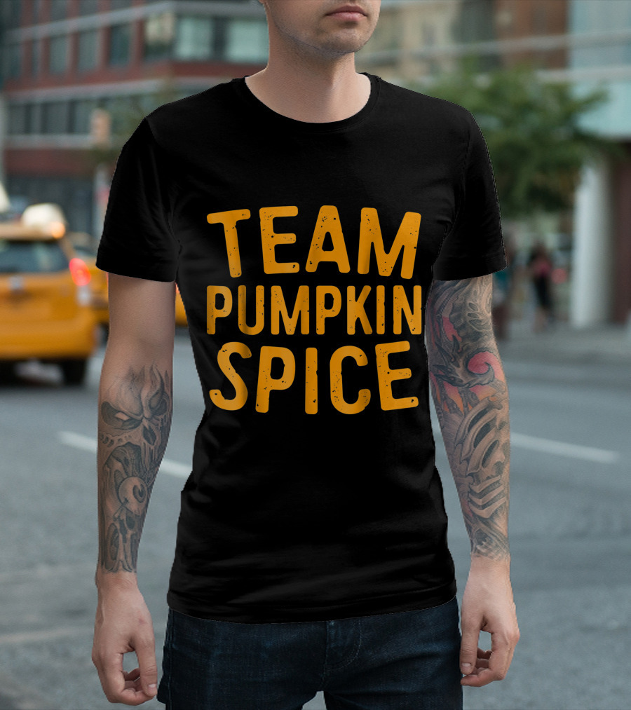 Team Pumpkin Spice Halloween PSL Fan Club T-Shirt