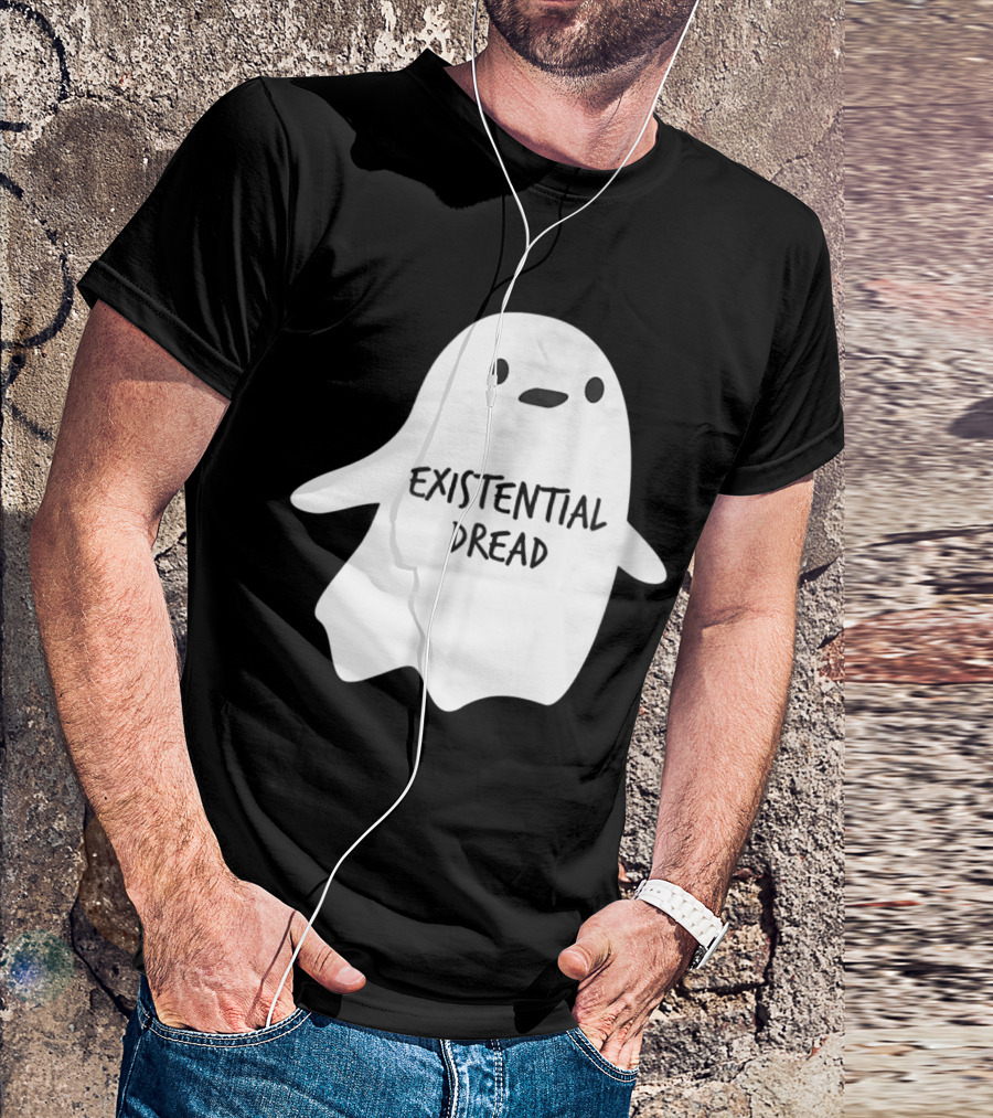 Existential Dread Halloween Ghost T-Shirt