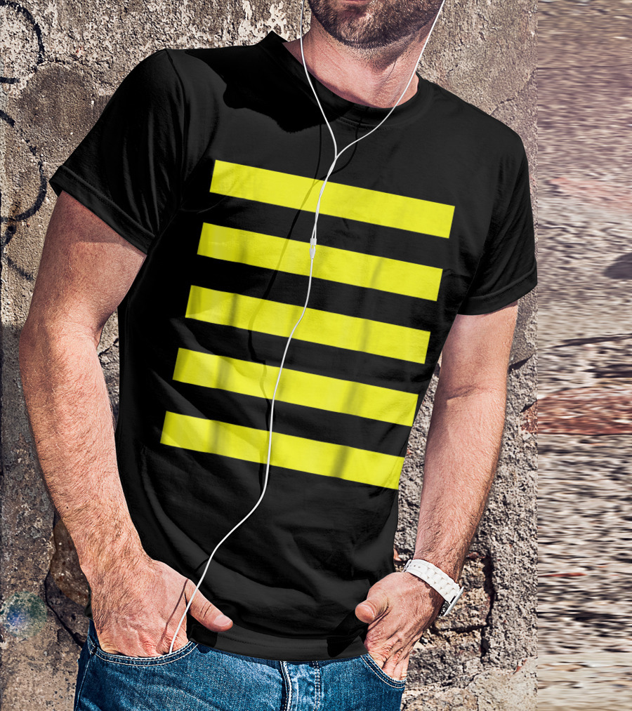 Bee Costume Cute Halloween Costume Honeybee Honey Stripes T-Shirt