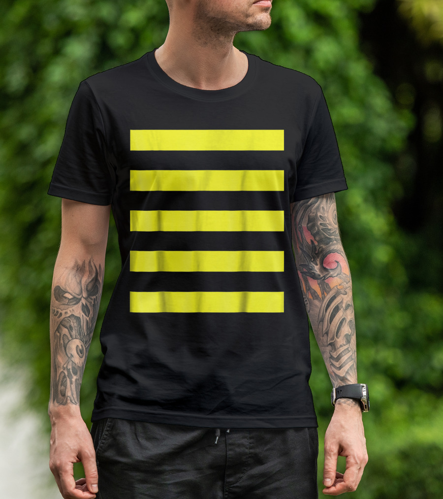 Bee Costume Cute Halloween Costume Honeybee Honey Stripes T-Shirt