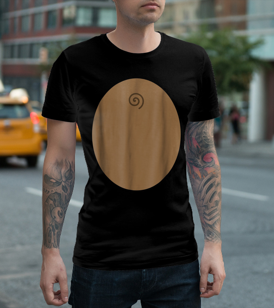 Monkey Halloween Spiral Tail T-Shirt