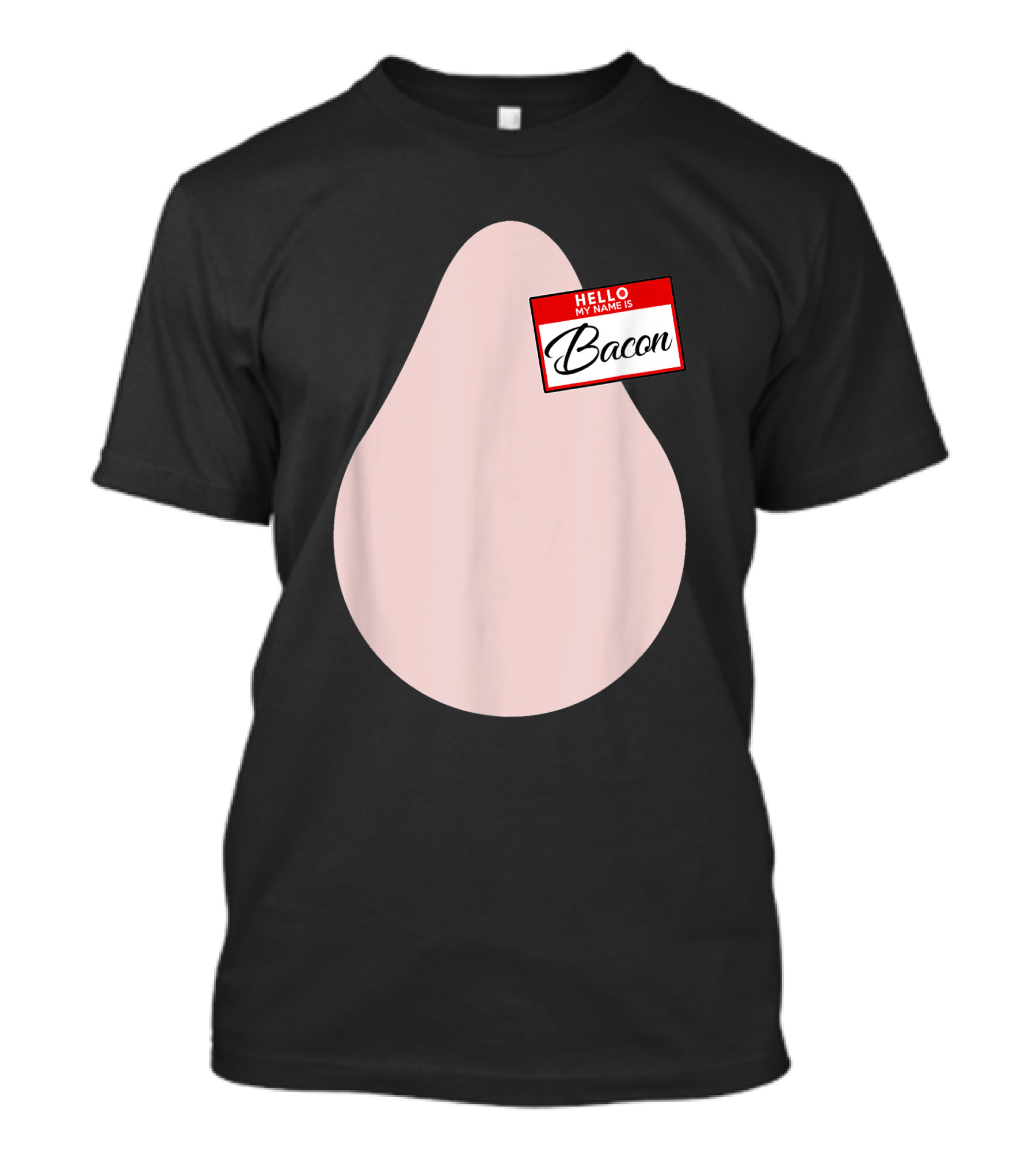 Hello My Name Is Bacon Pig T-Shirt