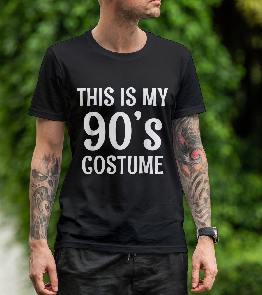 This Is My 90's Costume For 1990s Halloween Party T-Shirt