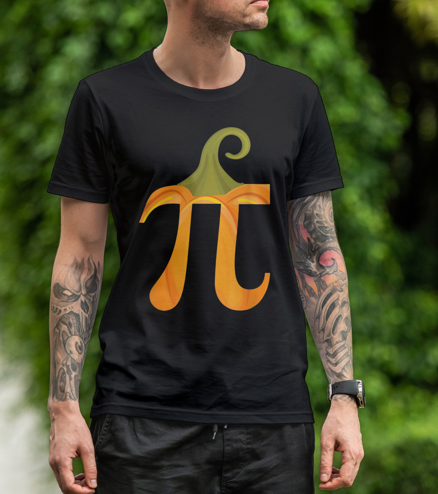 Funny Halloween Pumpkin Pi Math Pun T-Shirt