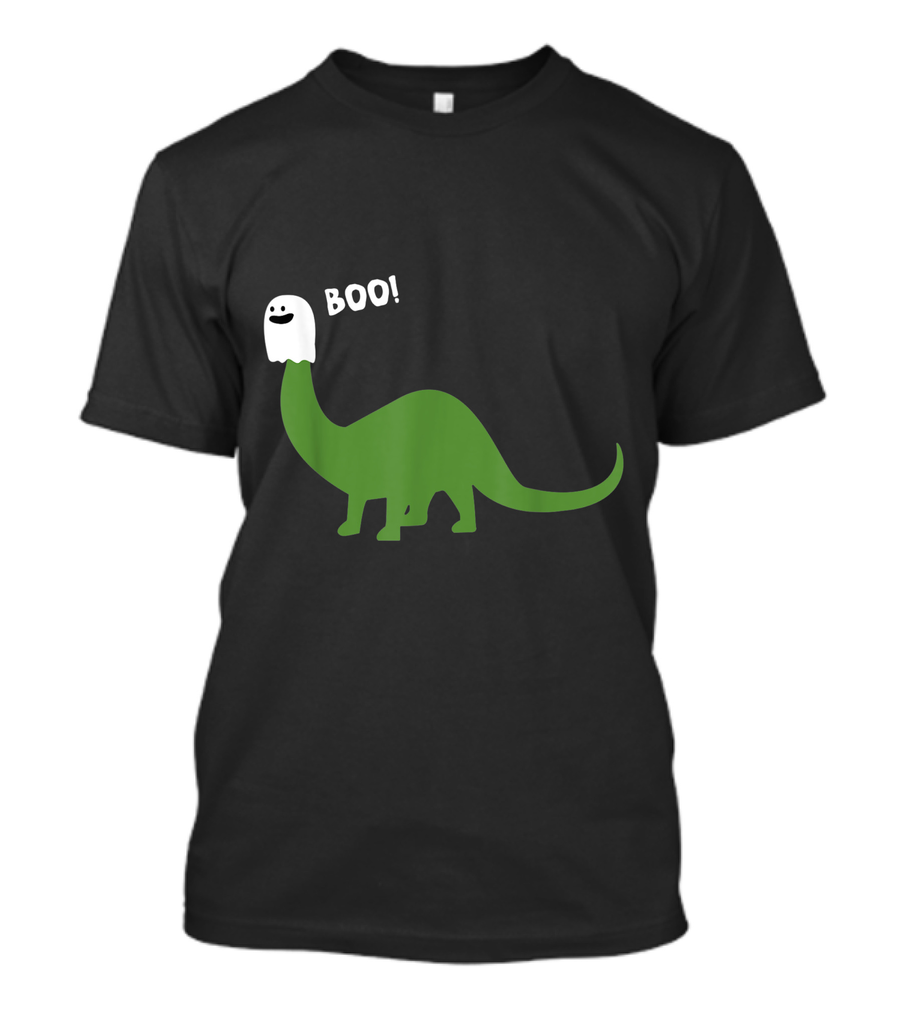 Boo Dinosaur Halloween Ghost T-Shirt