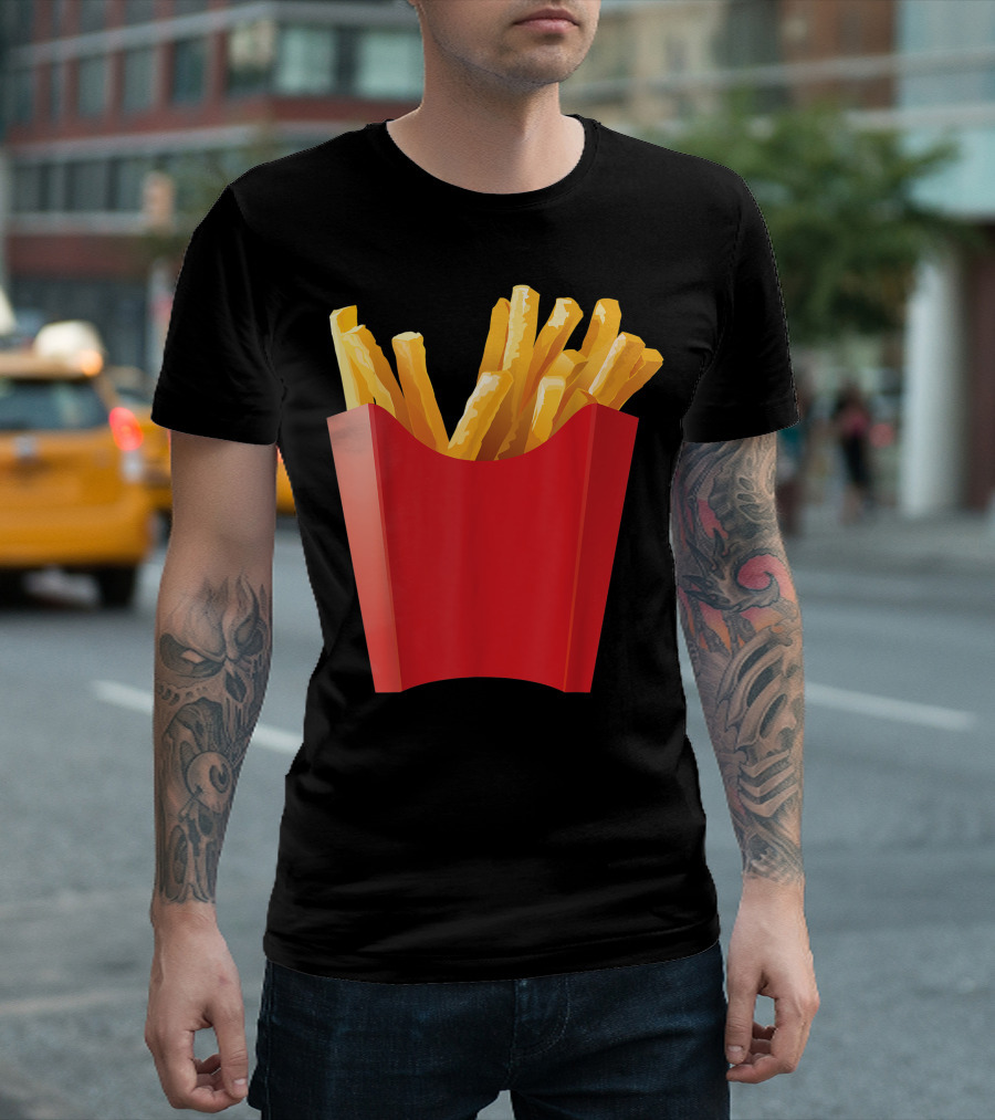 Giant French Fries Makes A Great Snack Box T-Shirt