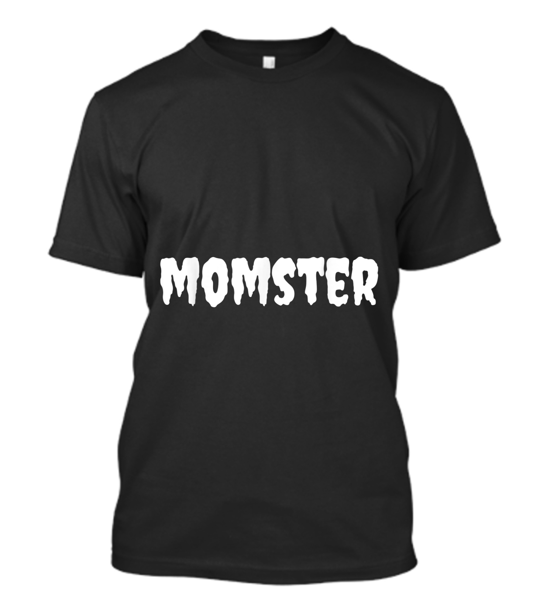 Momster Halloween Fall Ghostly Dripping Font T-Shirt