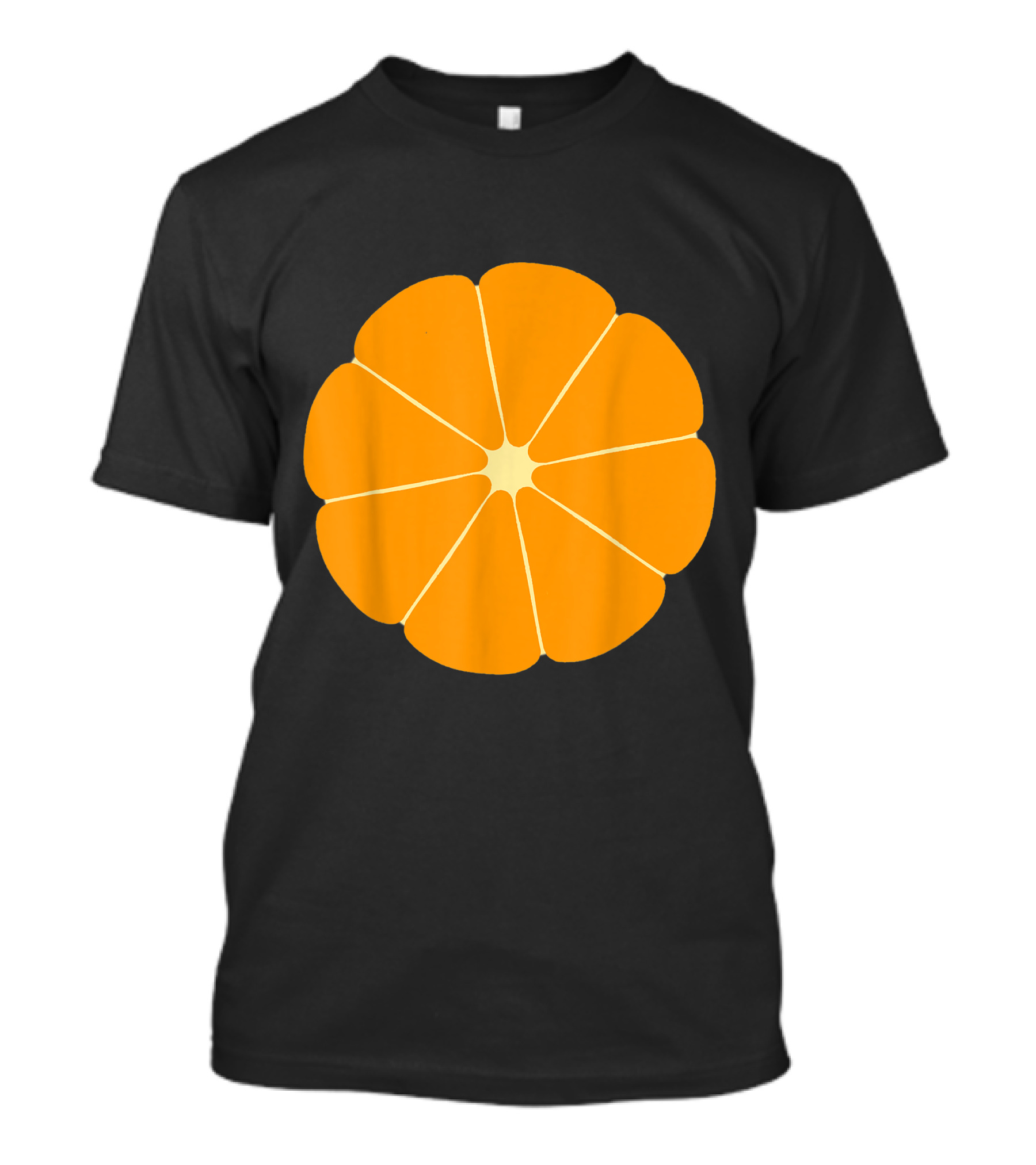 Funny Orange Fruit Simple Slice T-Shirt