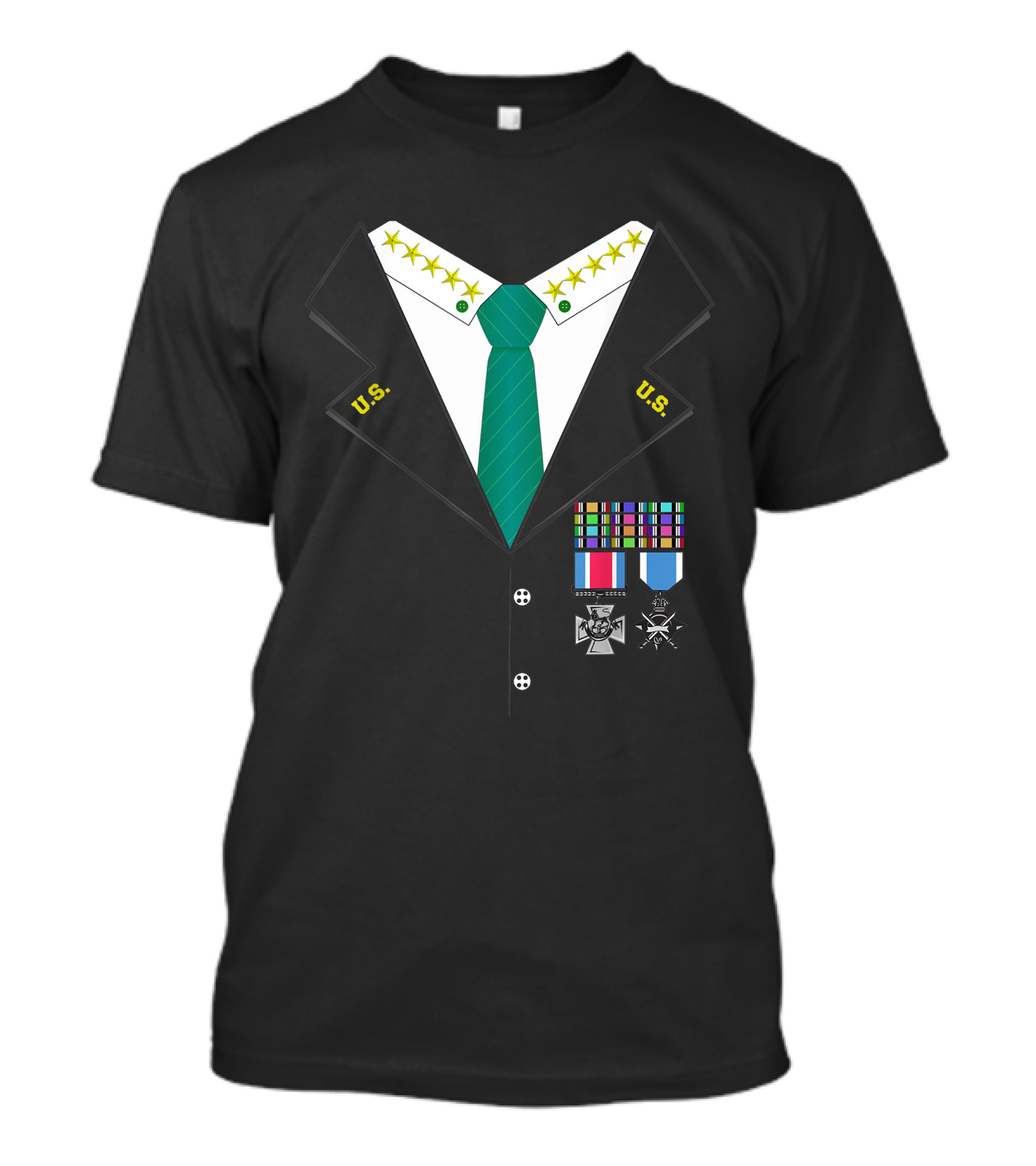 U.S. Military 5 Star General Medal Decorations T-Shirt
