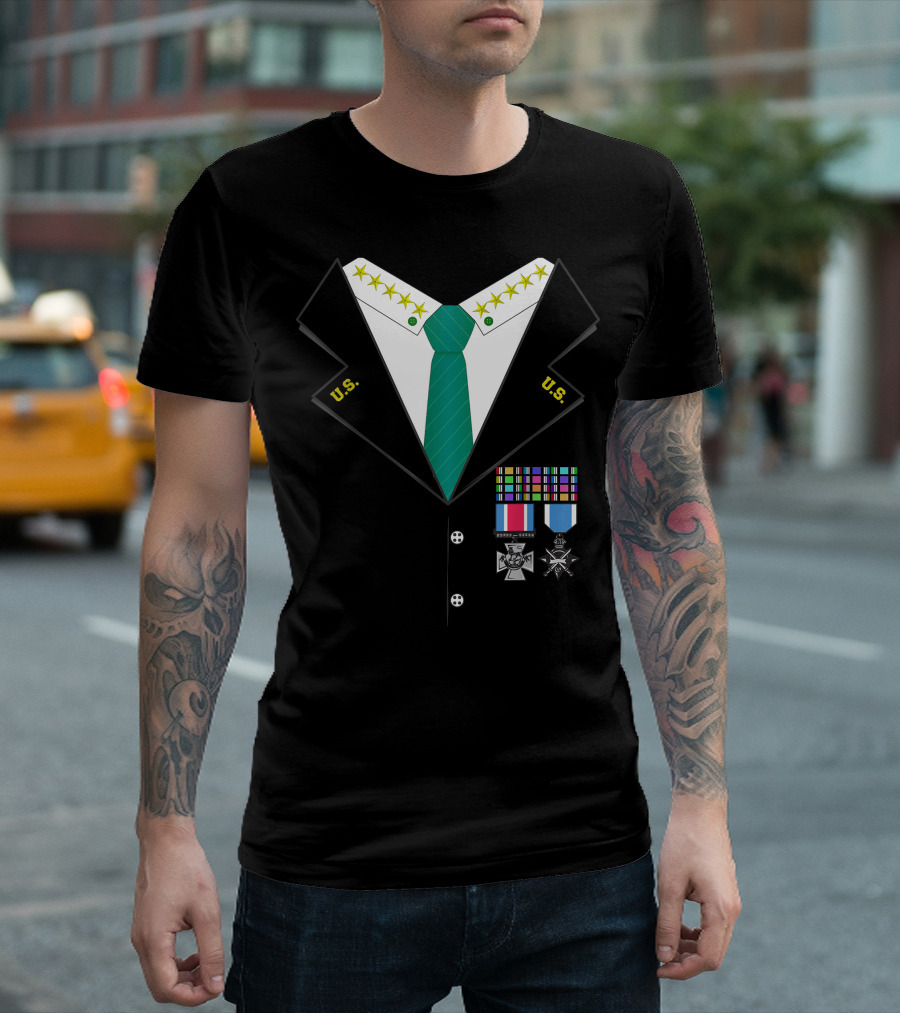 U.S. Military 5 Star General Medal Decorations T-Shirt
