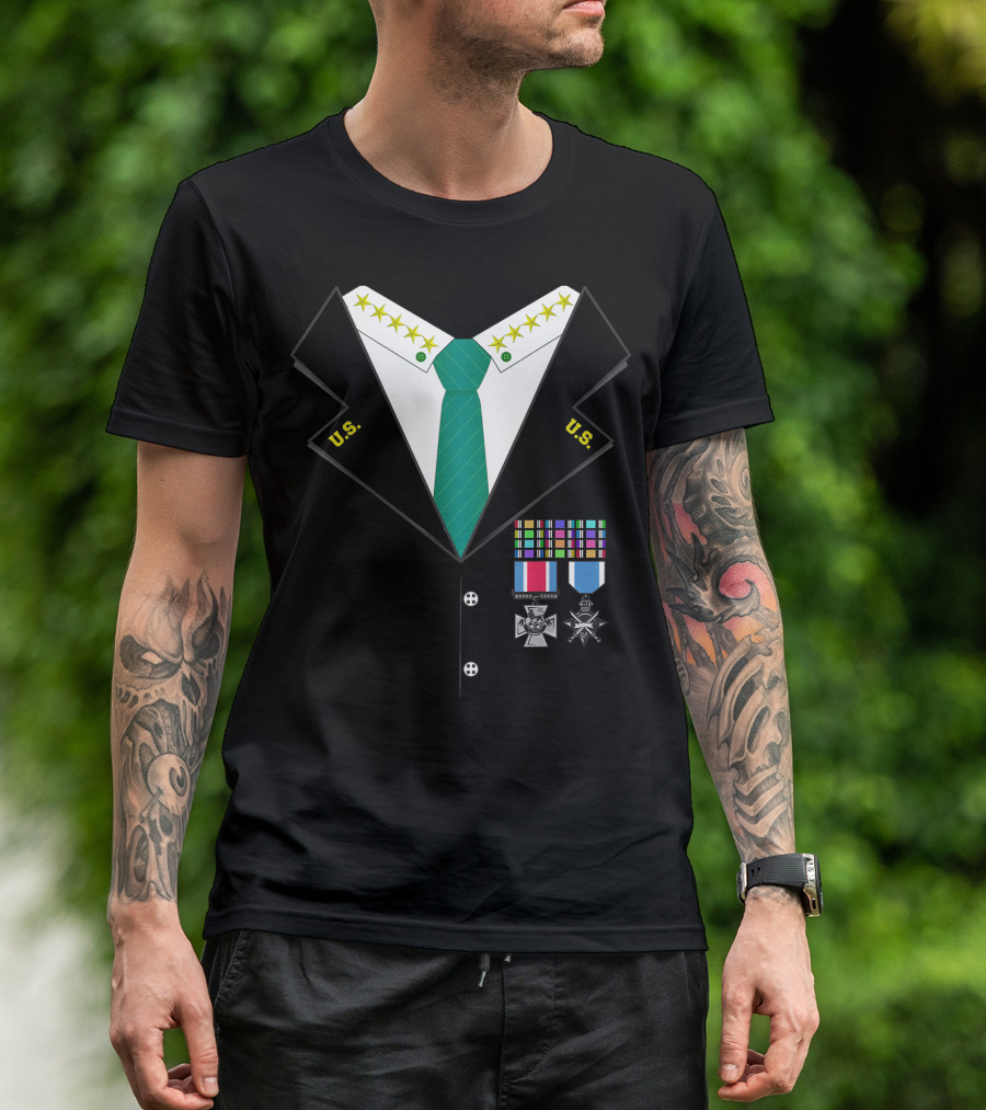 U.S. Military 5 Star General Medal Decorations T-Shirt
