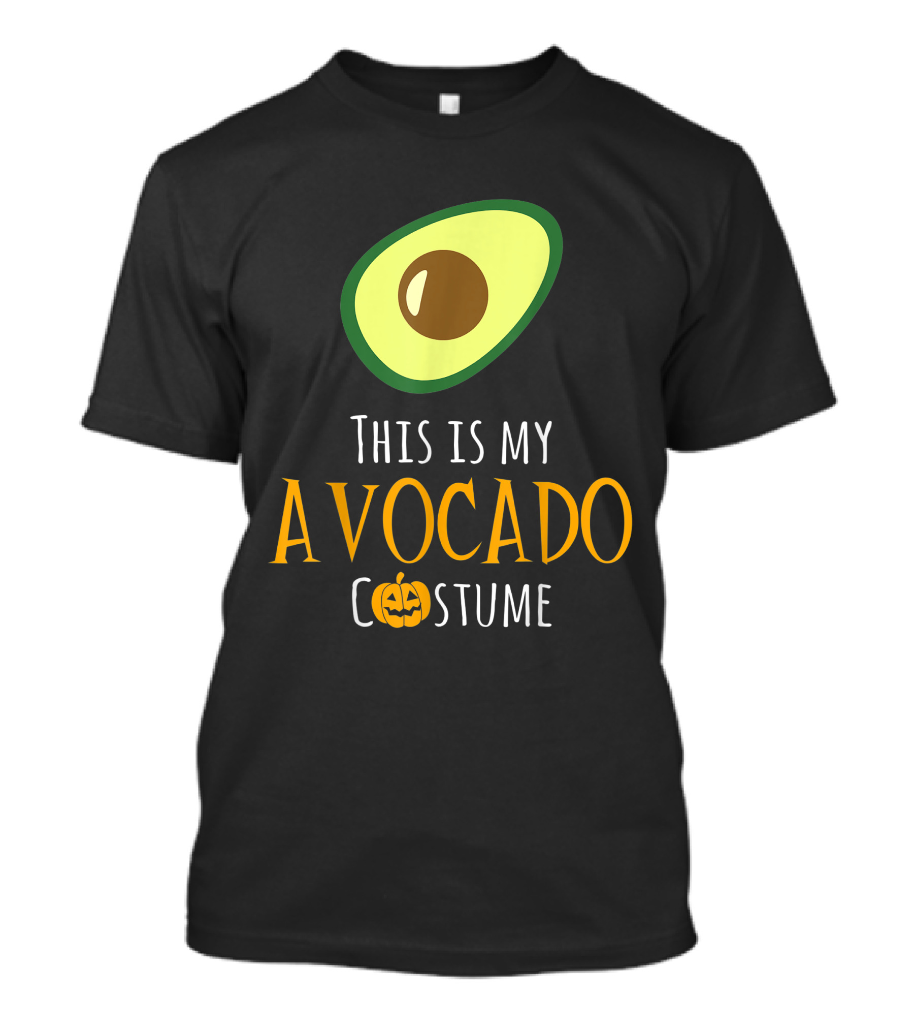 This Is My Avocado Costume Pumpkin Halloween T-Shirt