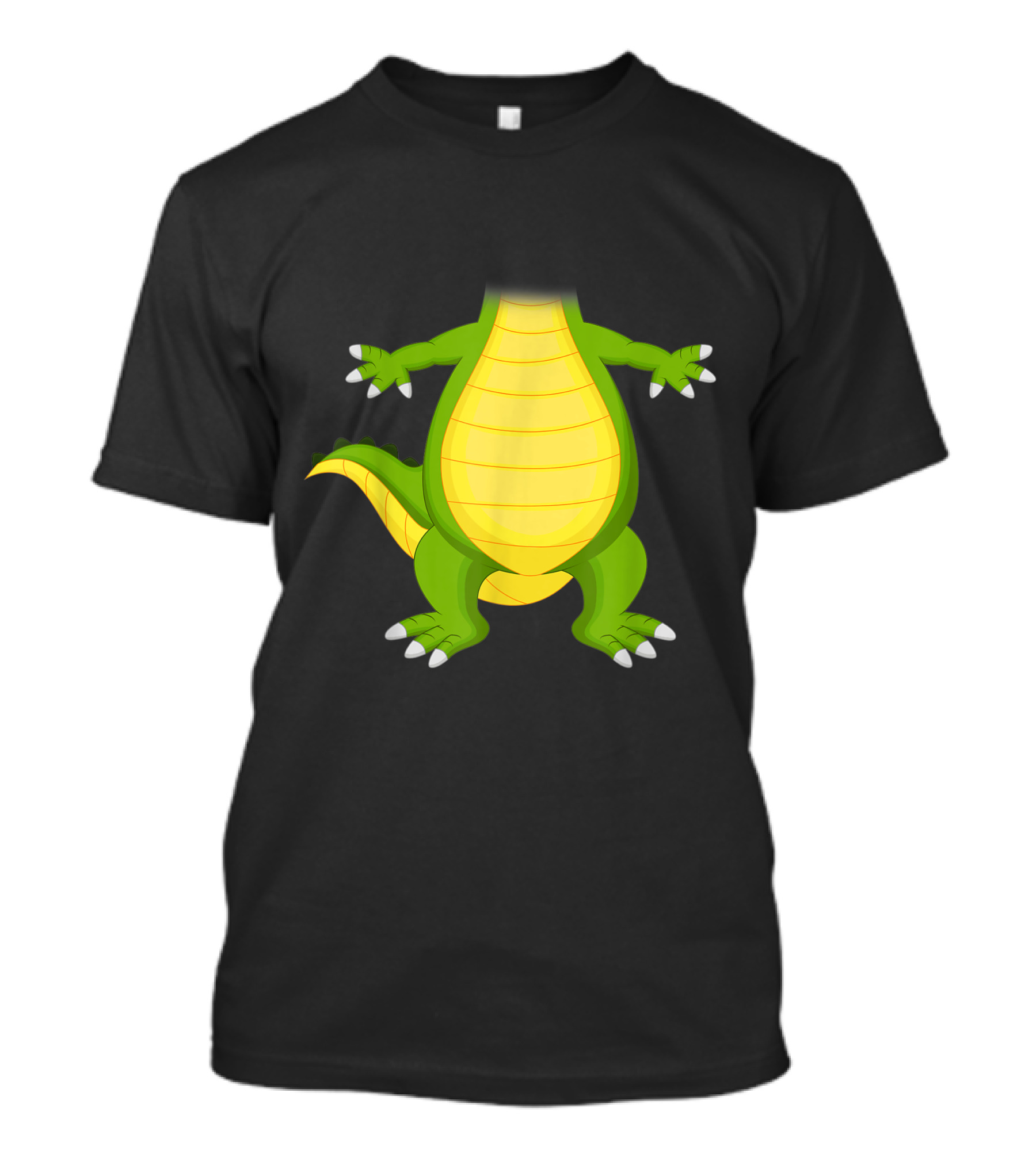 Cute Green Dragon Or Dinosaur Costume Body T-Shirt