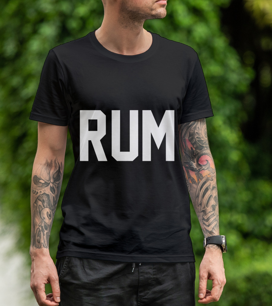 Rum For Halloween Couples Costume Rum And Cola Matching Party T-Shirt