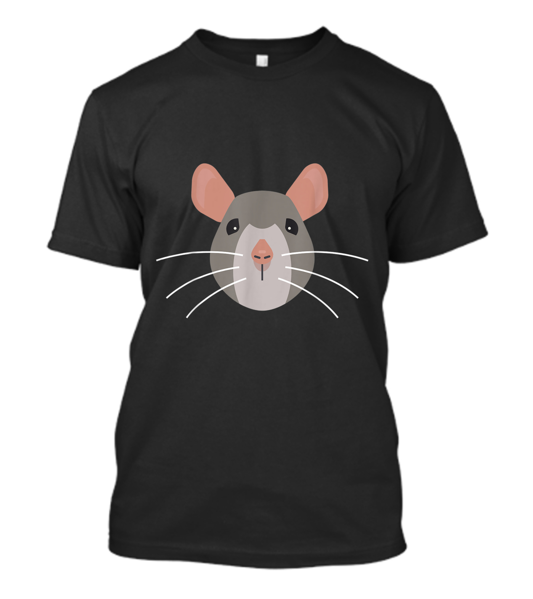 Cute Mouse Face Easy Halloween Costume For Adults T-Shirt