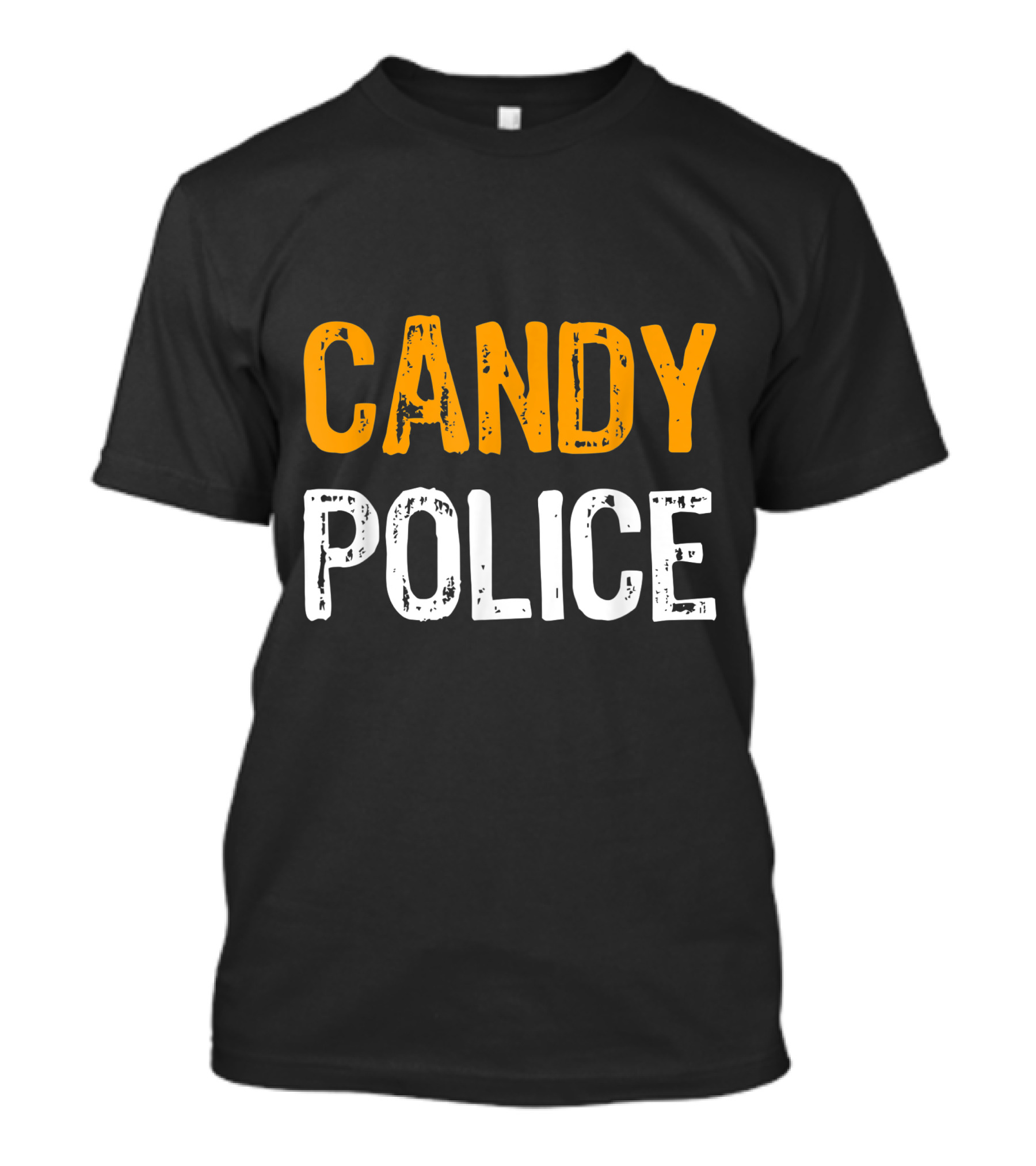 Candy Police Halloween Costume Lazy Easy T-Shirt