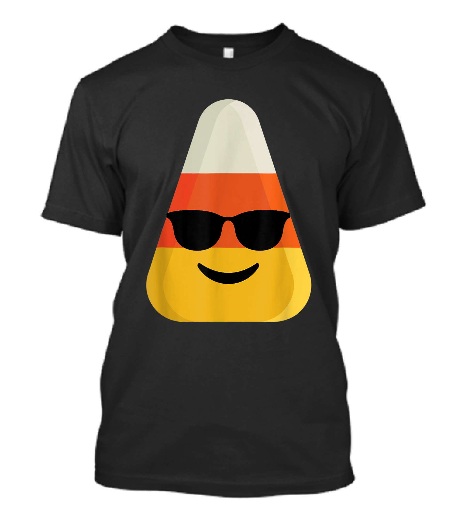 Candy Corn Emoji With Cool Sunglasses T-Shirt