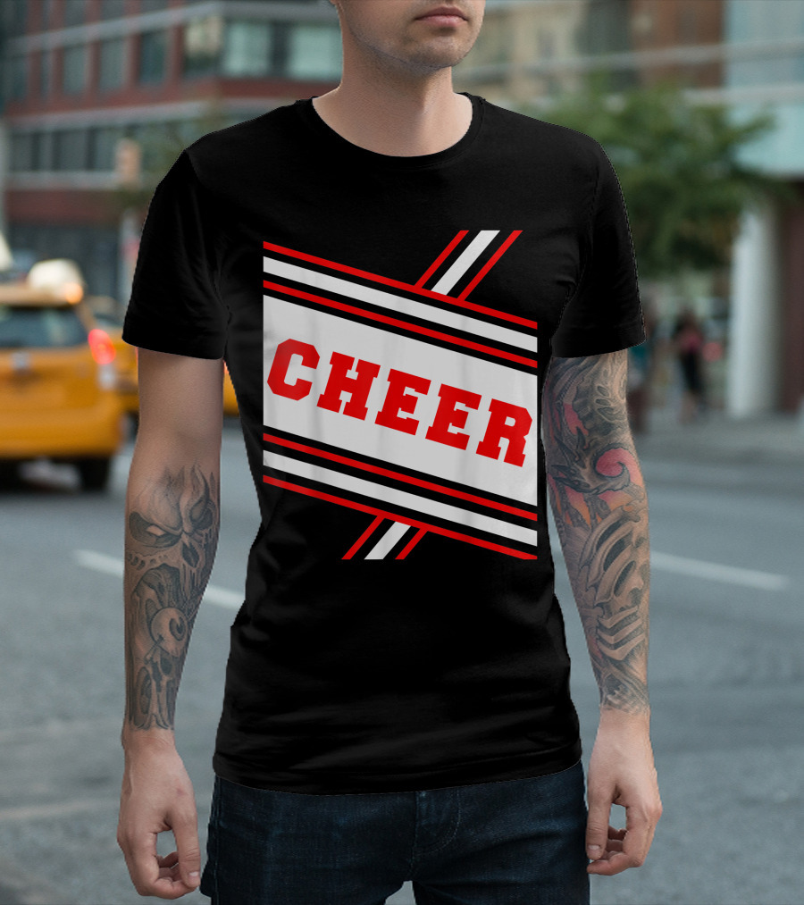 Cheerleader Costume Cheer Team Halloween Spirit T-Shirt