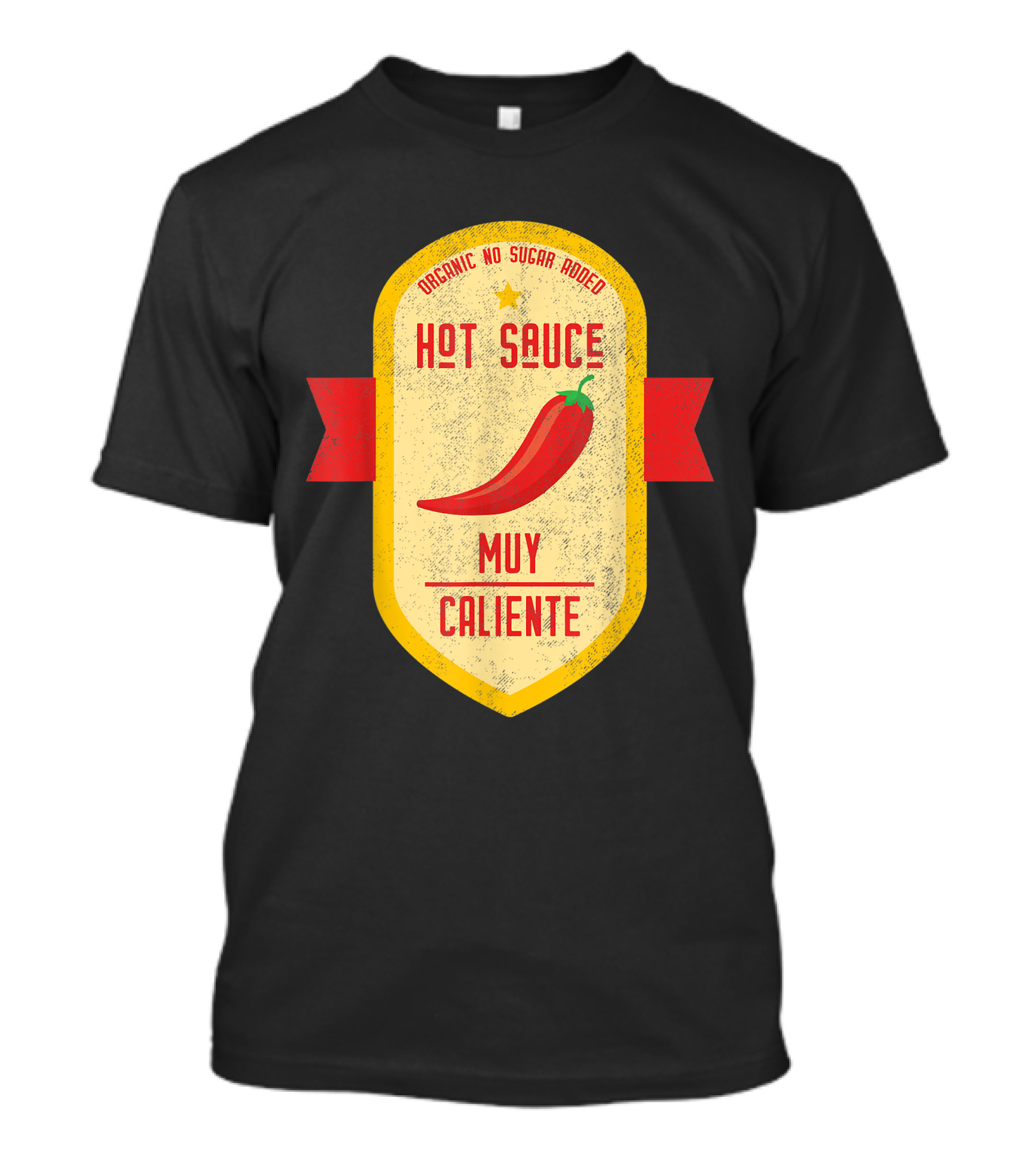 Hot Sauce Muy Caliente Organic No Sugar Added Halloween Costume T-Shirt