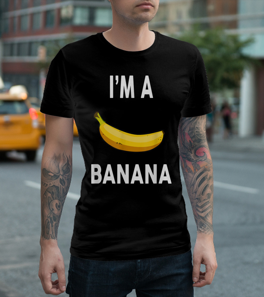 I'm A Banana Halloween Food Costume I'm A Banana T-Shirt