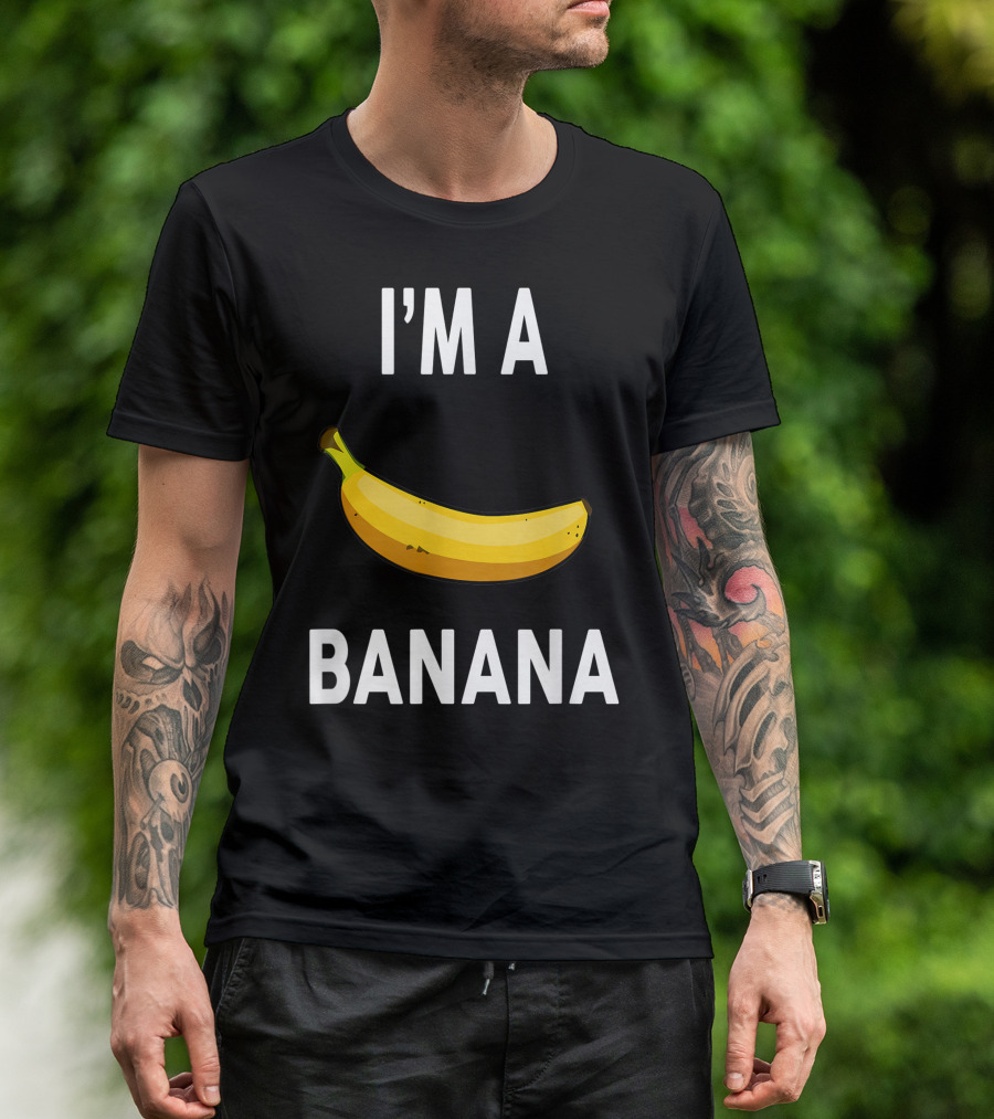 I'm A Banana Halloween Food Costume I'm A Banana T-Shirt