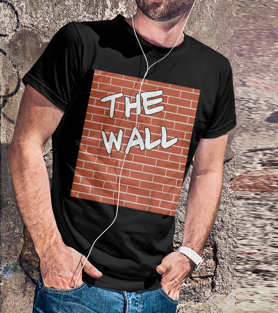 The Wall Costume Funny Halloween Brick Wall T-Shirt