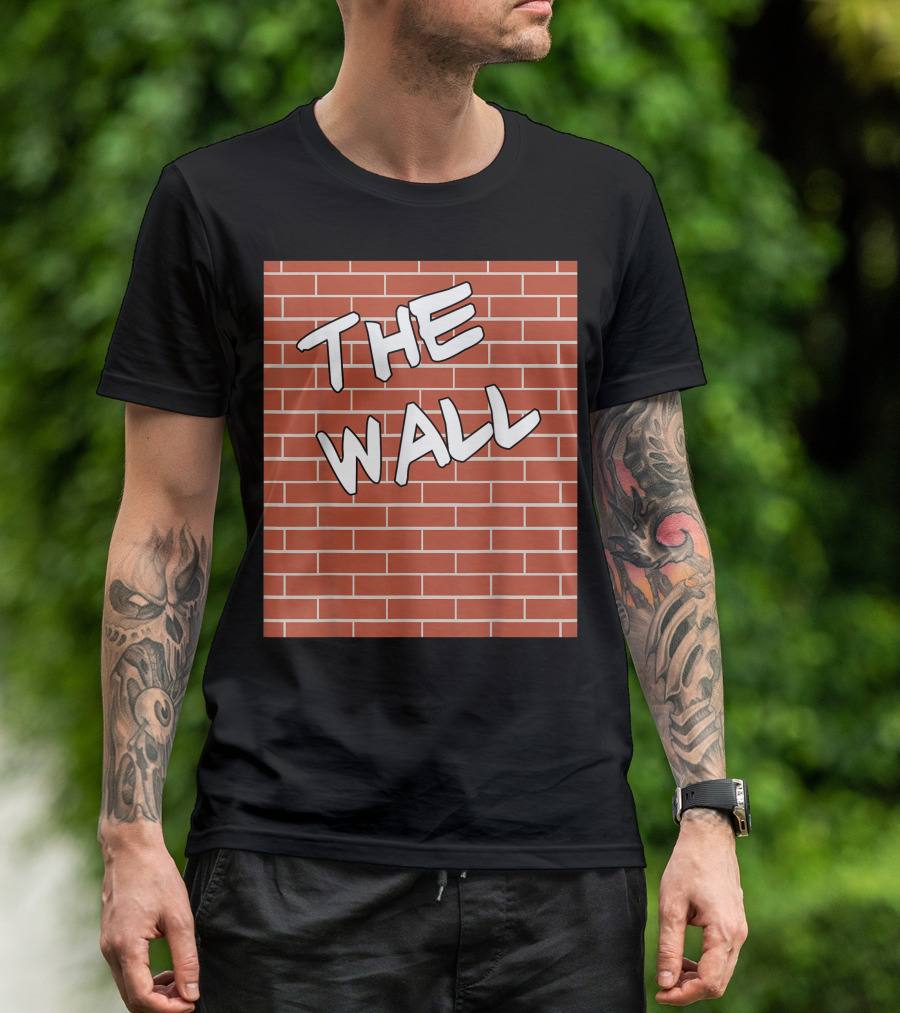 The Wall Costume Funny Halloween Brick Wall T-Shirt