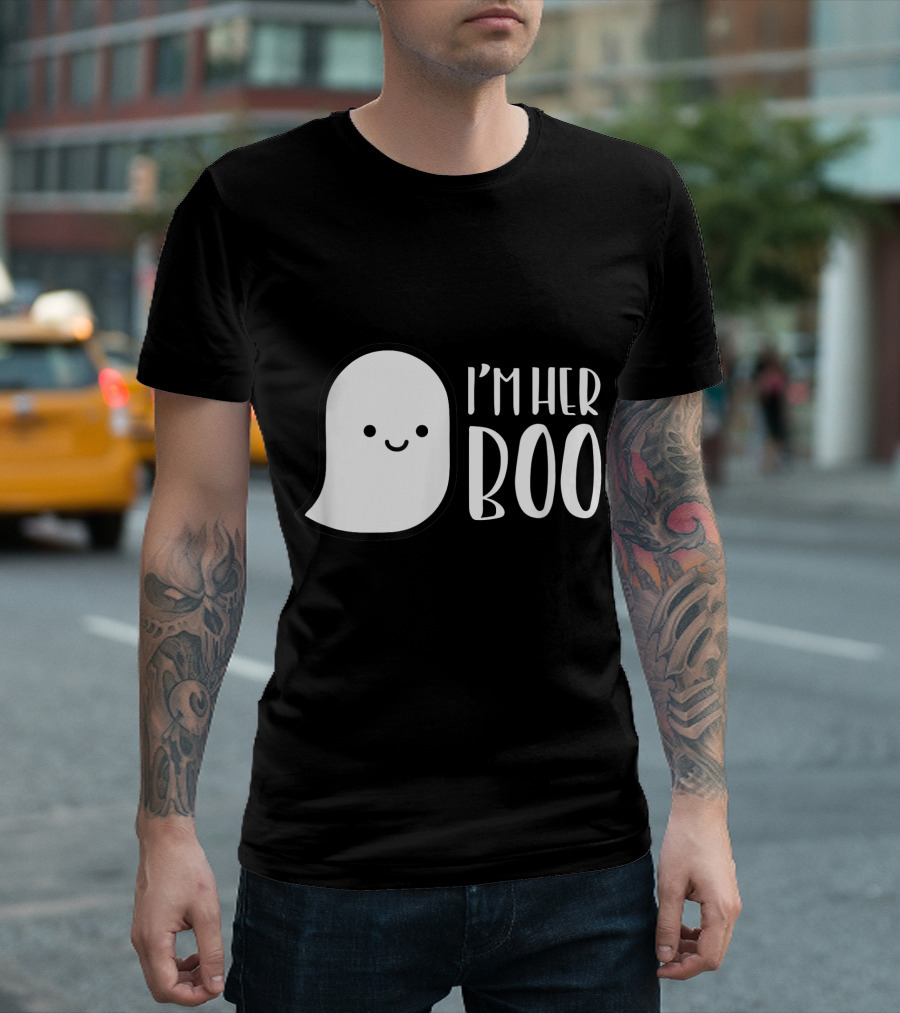 I'm Her Boo Halloween Ghost Matching Set for Couples T-Shirt