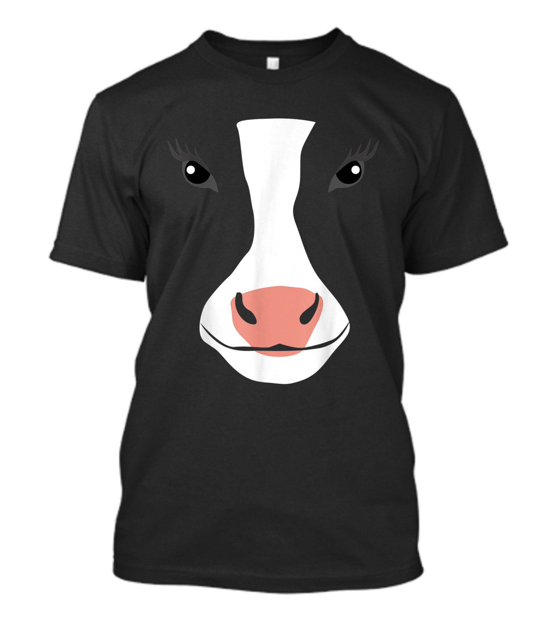 Cow Face Funny Cute Animal T-Shirt