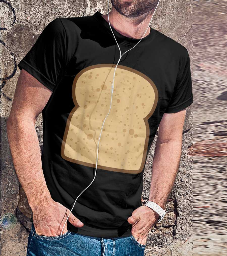 Sliced Bread Toast Matching DIY Toast Bread Slice T-Shirt