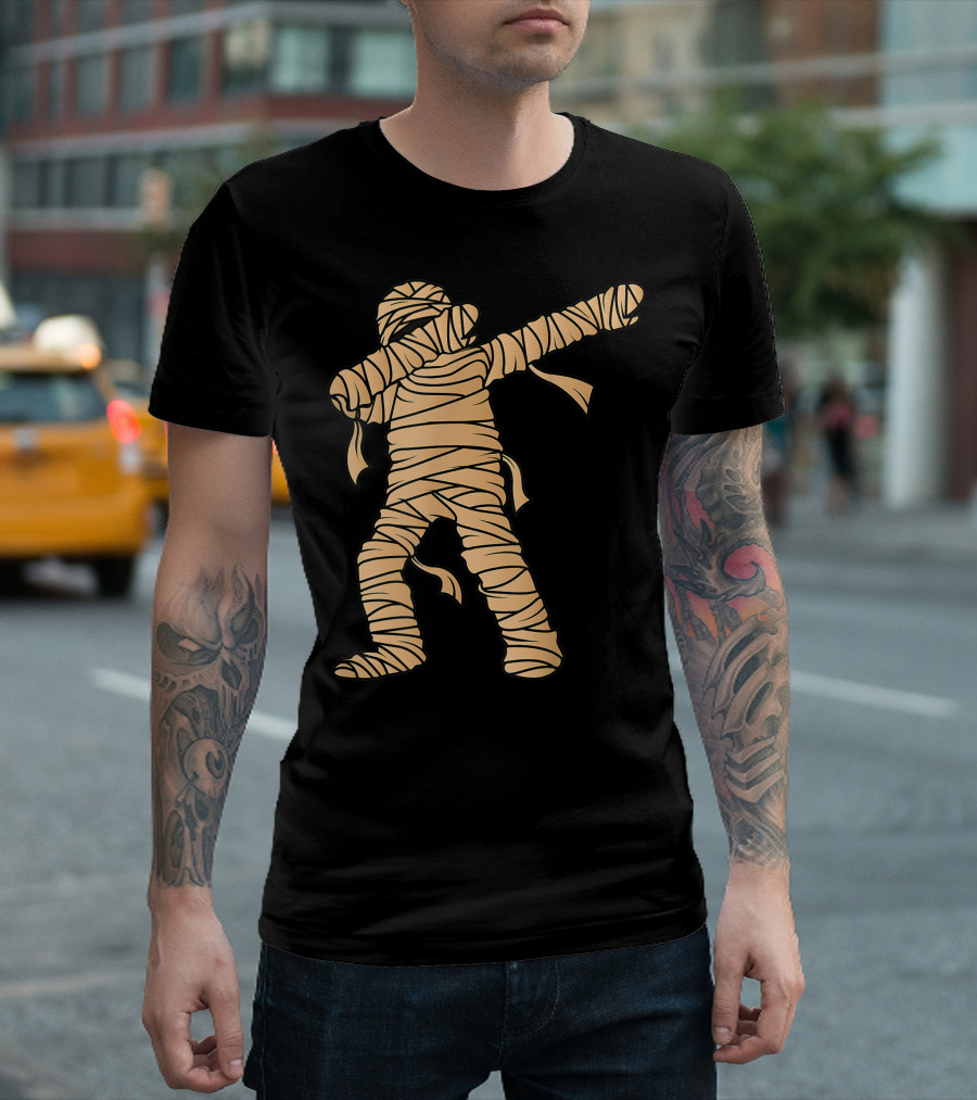 Dabbing Mummy Dance Mummify Dab Motion T-Shirt