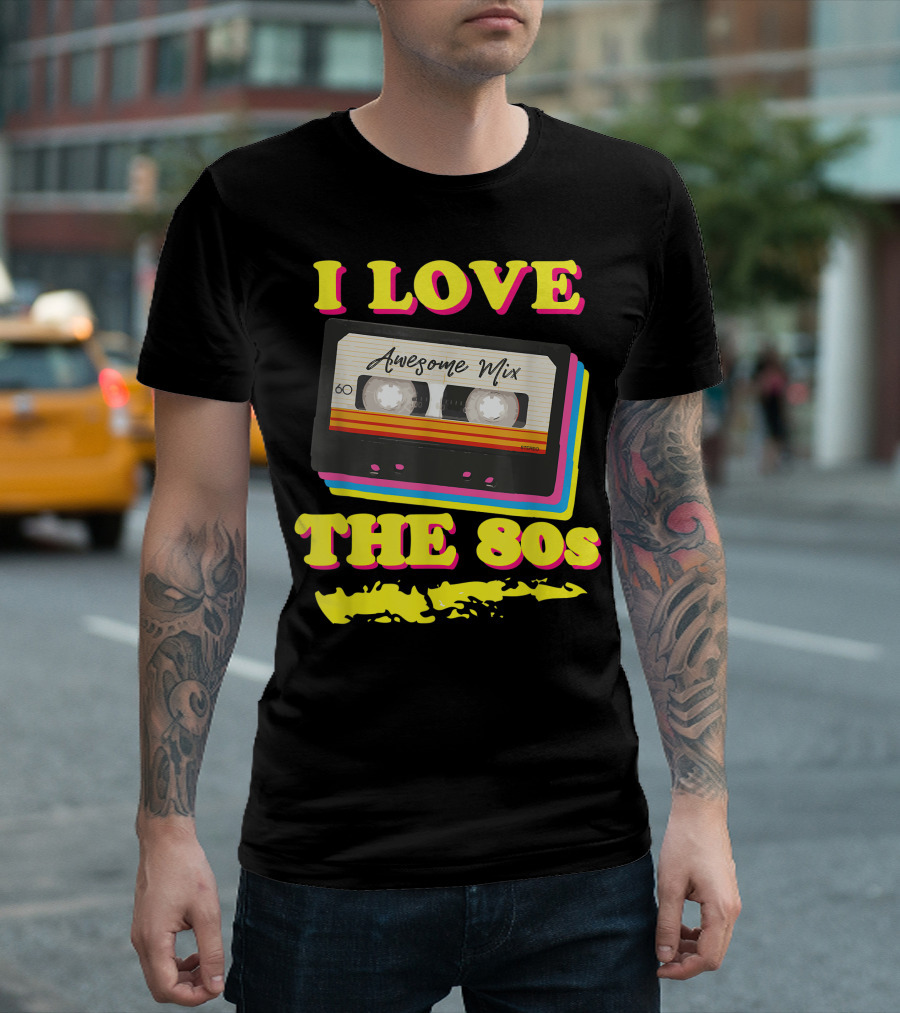 I Love The 80s Awesome Mix Tape Halloween Party Costume T-Shirt