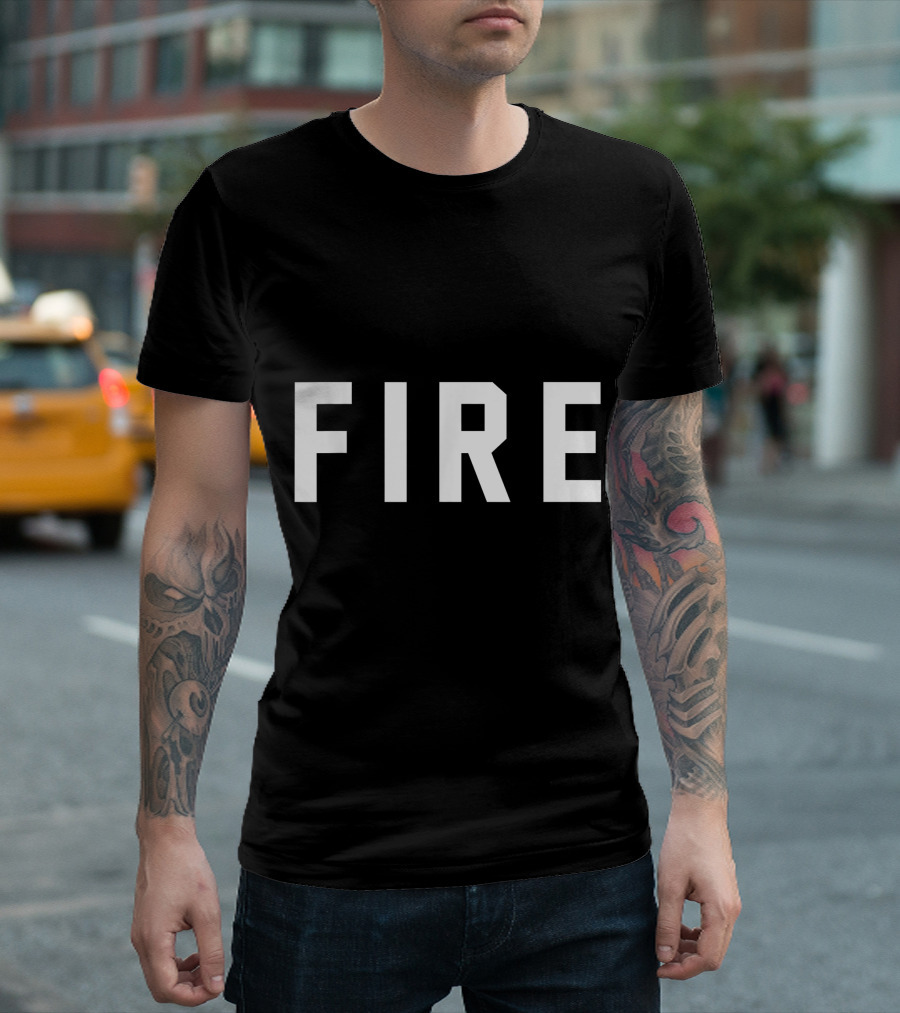 Fire Firefighter Halloween T-Shirt