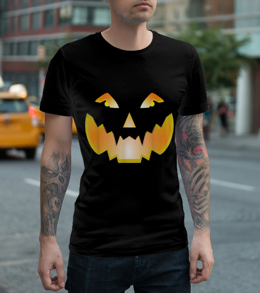Halloween Pumpkin Scary Spooky Funny Party T-Shirt