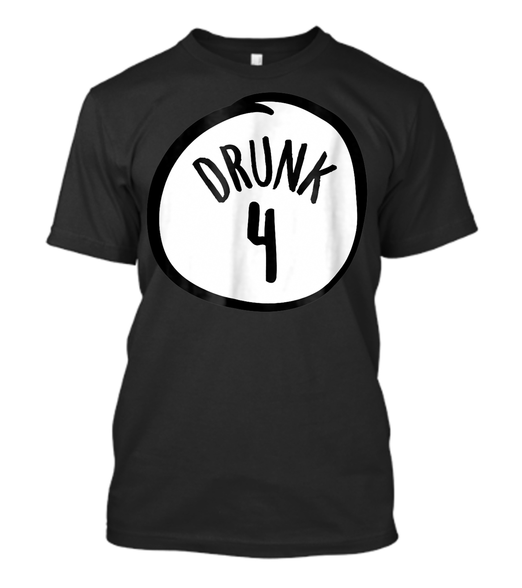 Drunk 4 Funny Group Halloween Party Costume T-Shirt