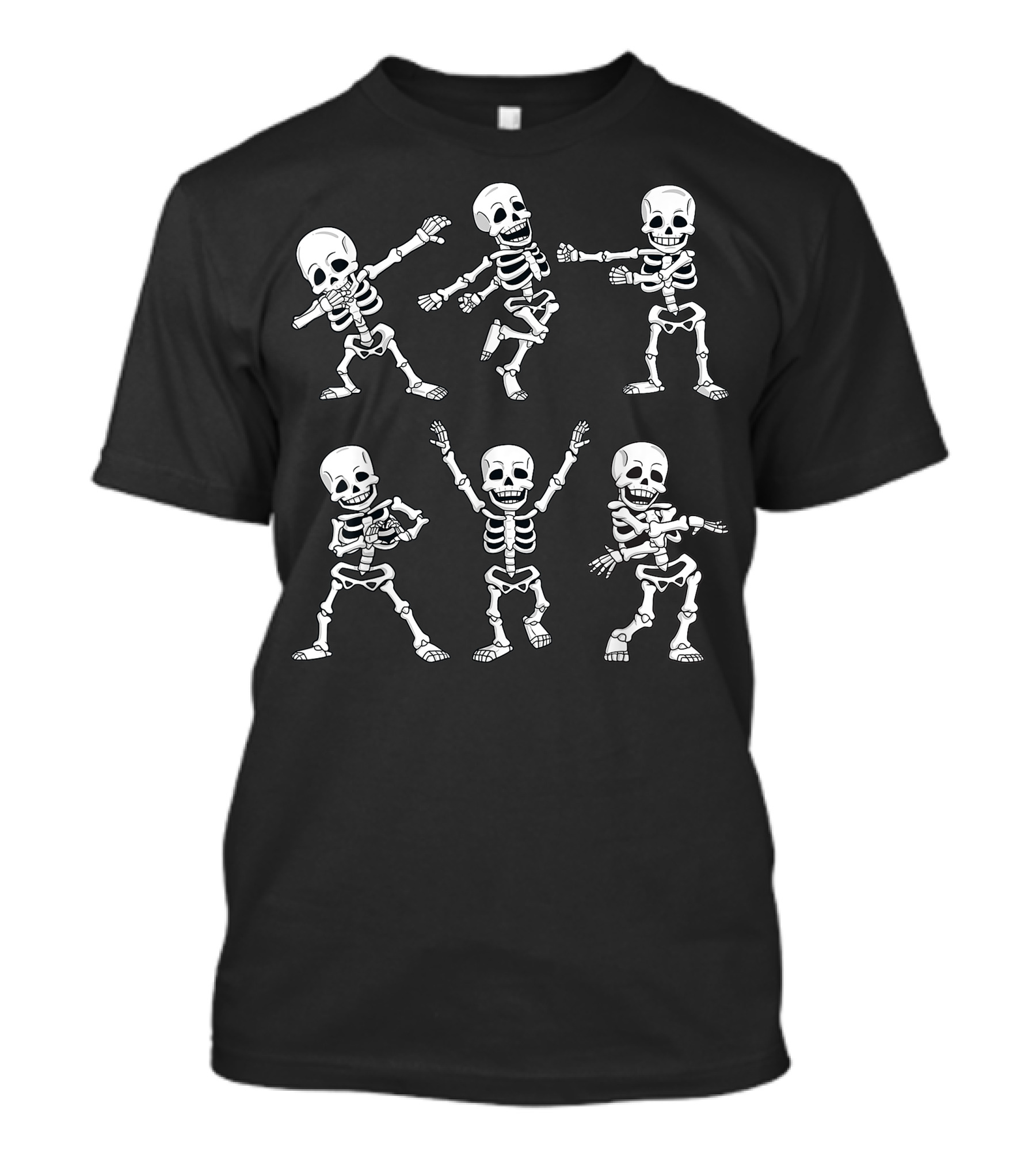 Dancing Skeletons Kids Dance Challenge Halloween T-Shirt