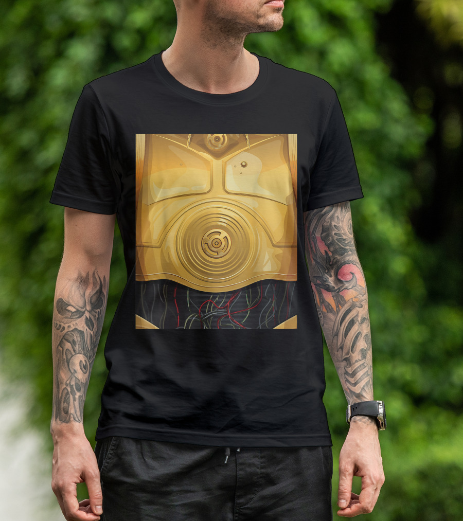 C-3PO Chest Armor Star Wars Halloween Costume T-Shirt