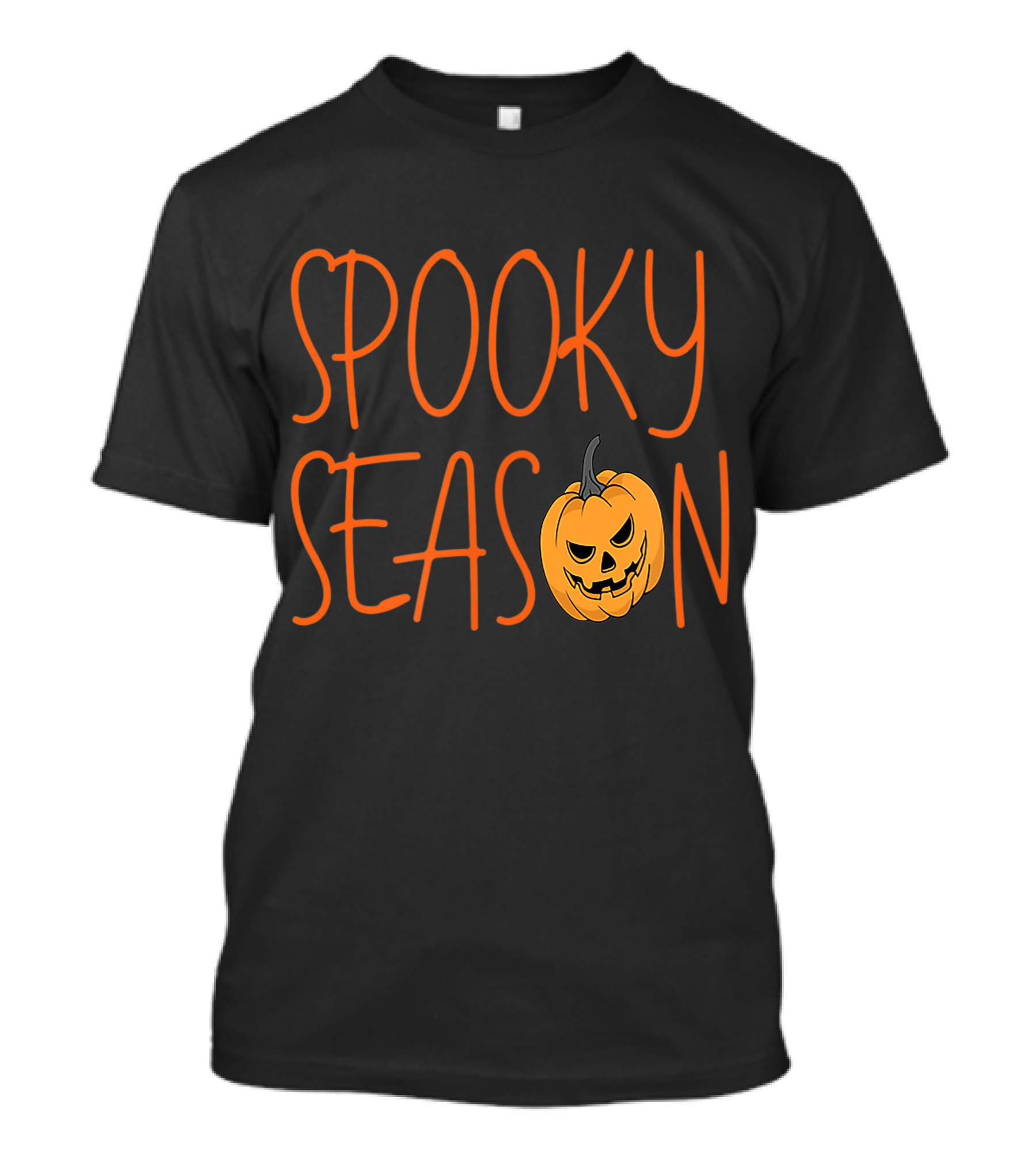 Spooky Season Cute Halloween Fall Season Pumpkin T-Shirt