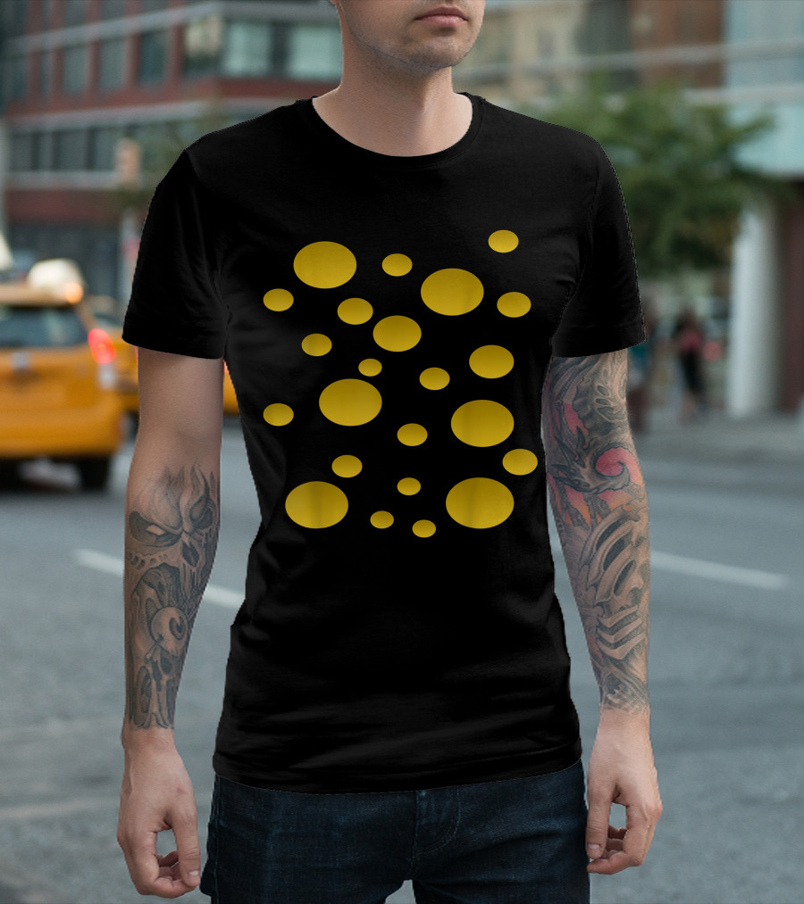Cheese Lovers Halloween Polka Dot Cheese T-Shirt