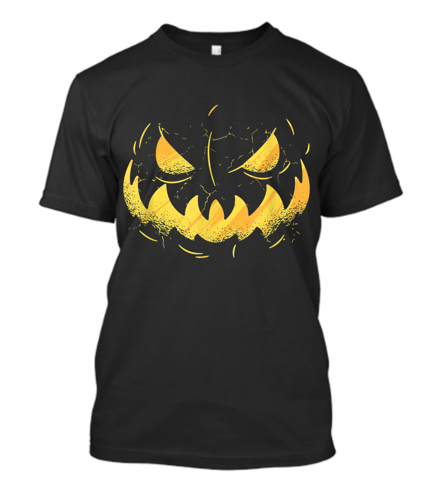 Halloween Spooky Evil Pumpkin Face T-Shirt