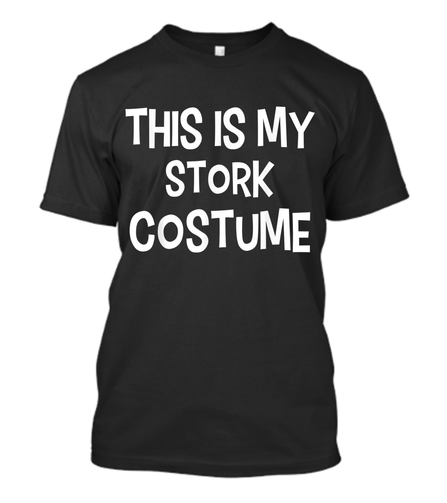 This Is My Stork Costume Halloween Simple T-Shirt