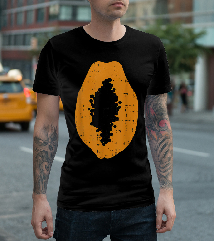Papaya Funny Fruit Food Lazy DIY Easy Halloween Costume Idea Halloween T-Shirt