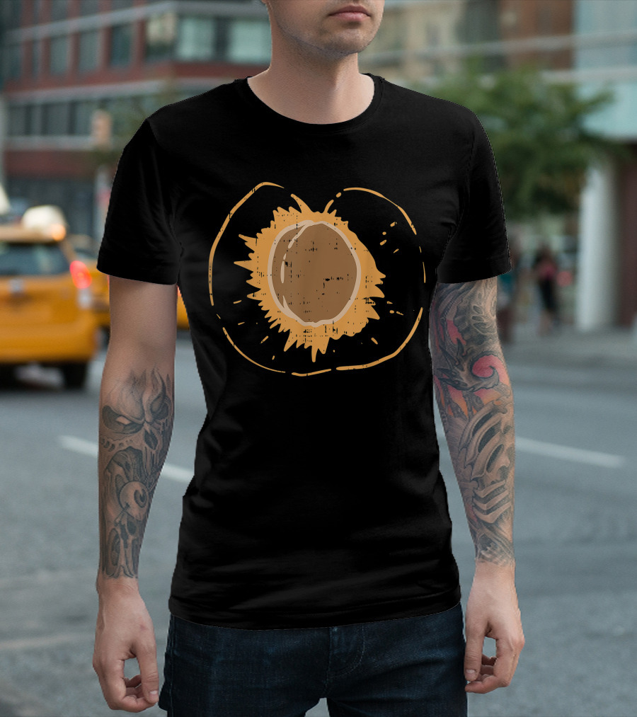 Peach Apricot Lazy Funny Fruit Easy DIY Halloween T-Shirt